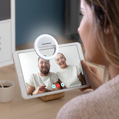 Anneau Lumineux pour Selfie Rechargeable Instahoop pour smartphone