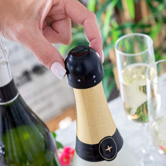 Lot de Bouchons à Champagne Fizzave InnovaGoods Pack de 2 unités - InnovaGoods - Jardin D'Eyden - jardindeyden.fr