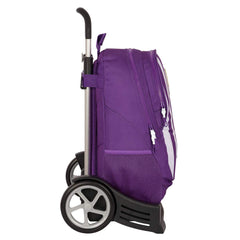 Cartable à roulettes Real Valladolid C.F. Violet 32 x 44 x 16 cm - Real Valladolid C.F. - Jardin D'Eyden - jardindeyden.fr
