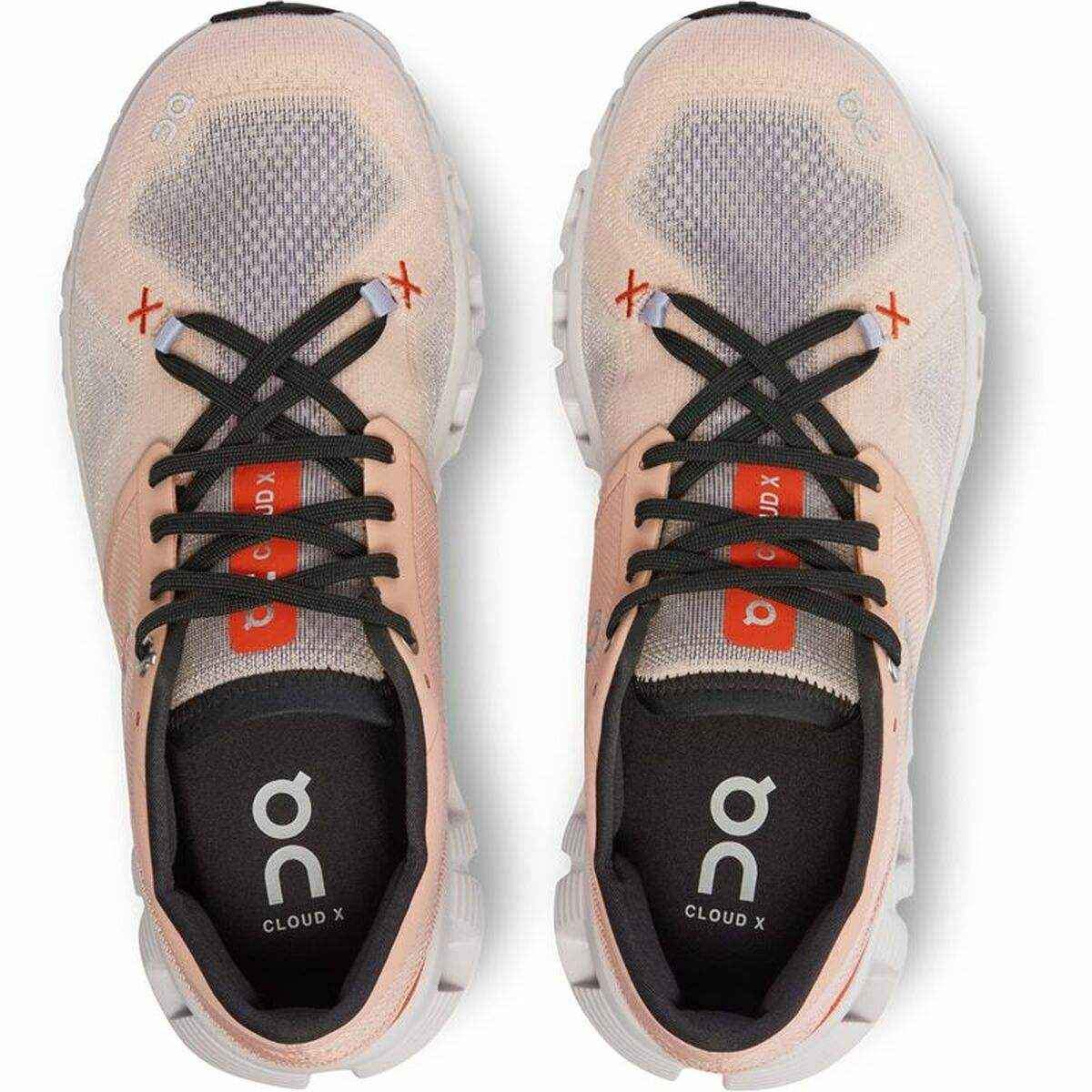 Chaussures de Running pour Adultes On Running Cloud X 3 Femme Beige - On Running - Jardin D'Eyden - jardindeyden.fr