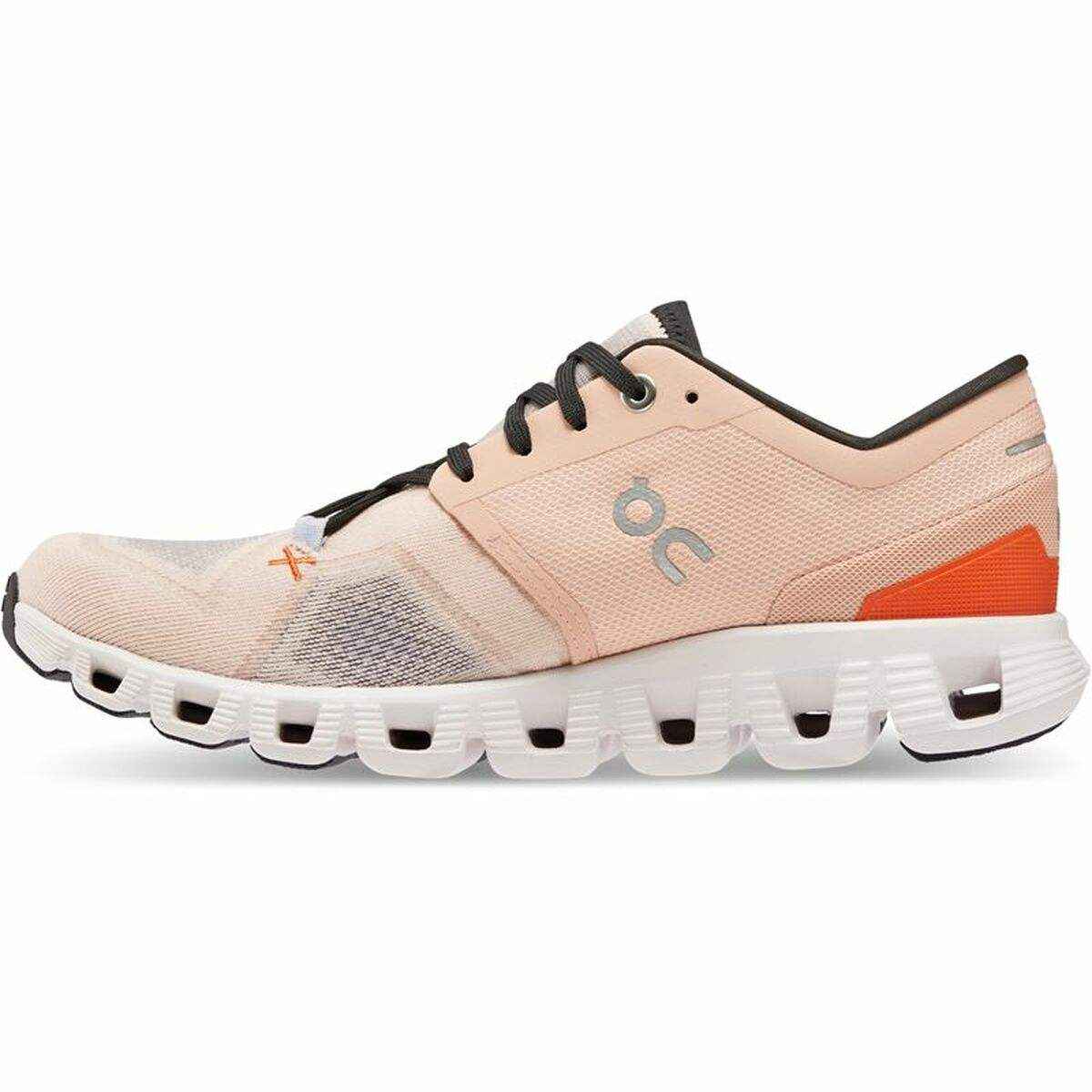 Chaussures de Running pour Adultes On Running Cloud X 3 Femme Beige - On Running - Jardin D'Eyden - jardindeyden.fr
