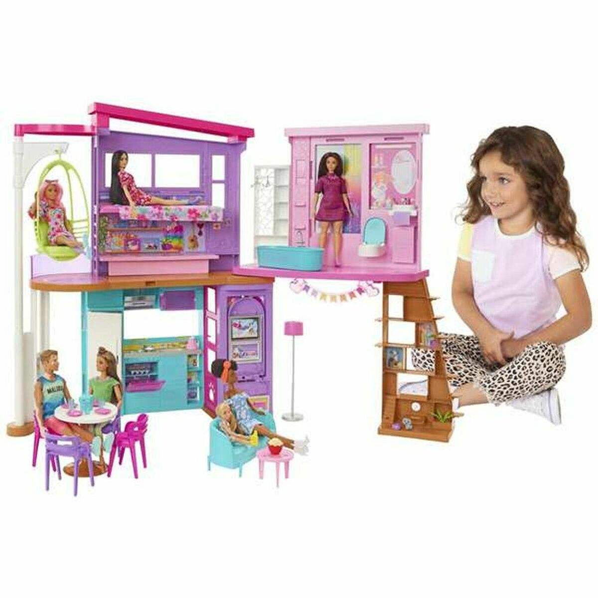 Maison de poupée Mattel Barbie Malibu House 2022 - Mattel - Jardin D'Eyden - jardindeyden.fr