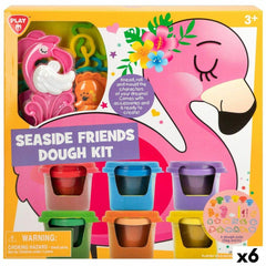 Pâte à modeler en argile PlayGo Seaside Friends (6 Unités) - PlayGo - Jardin D'Eyden - jardindeyden.fr