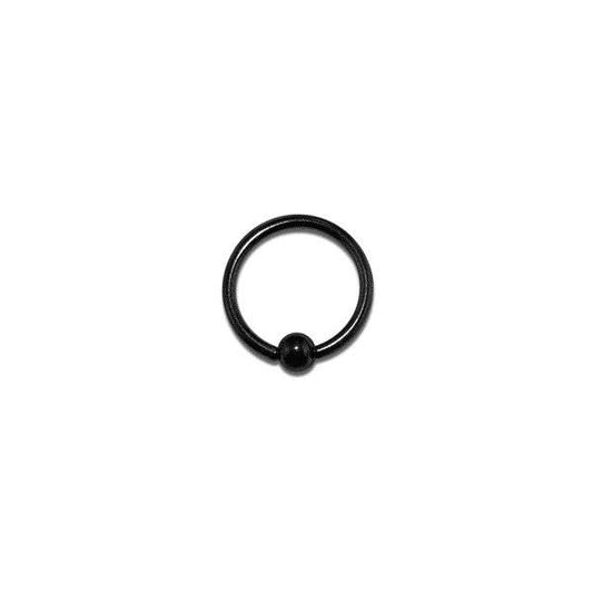 Piercing Anneau Ball Closure Ring CBR Acier Chirurgical Noir - Jardin d'Eyden - Jardin D'Eyden - jardindeyden.fr