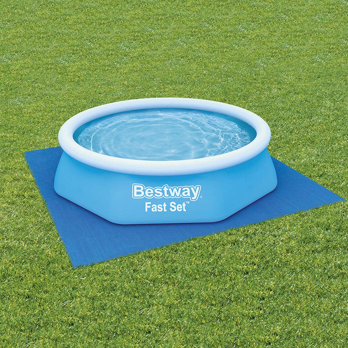 Revêtement de sol protecteur pour piscines démontables Shine Inline 274 x 274 cm - Shine Inline - Jardin D'Eyden - jardindeyden.fr