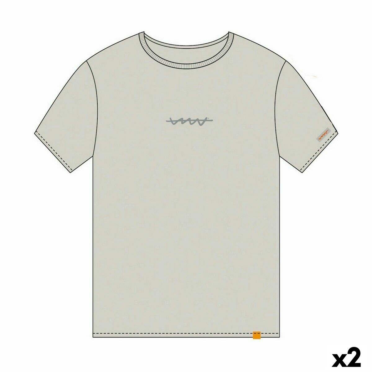 T shirt à manches courtes Cállate la Boca Beige XL (2 Unités) - Cállate la Boca - Jardin D'Eyden - jardindeyden.fr