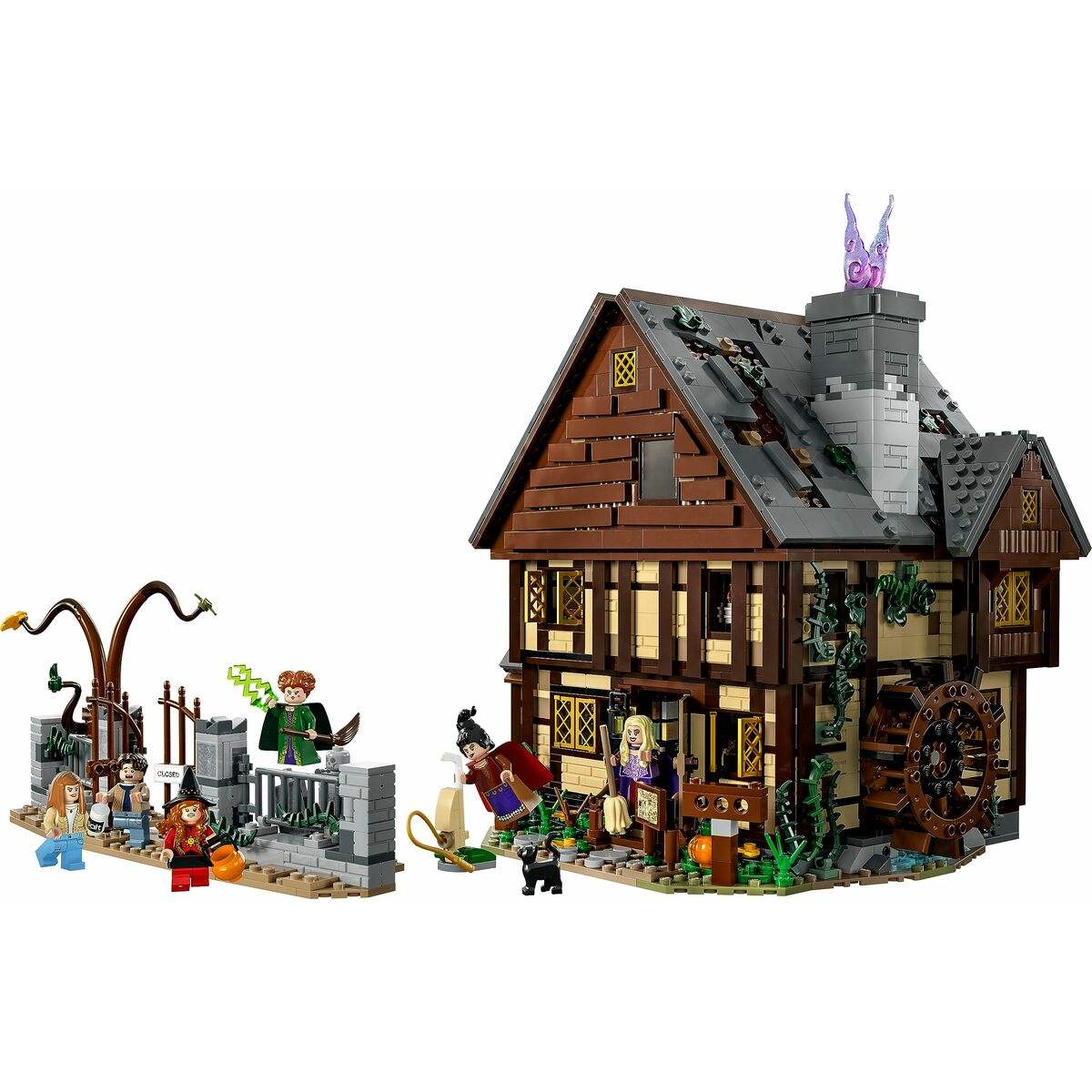 Playset Lego Disney Hocus Pocus - Sanderson Sisters' Cottage 21341 2316 Pièces - Lego - Jardin D'Eyden - jardindeyden.fr