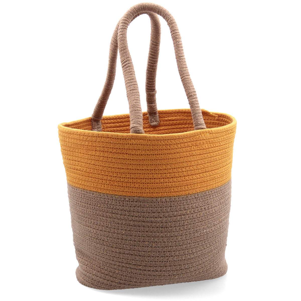 Nacelle Vinthera Moa Ocre Coton 40 x 30 x 15 cm - Vinthera - Jardin D'Eyden - jardindeyden.fr